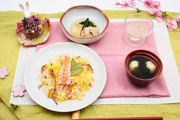 3月の行事食　ひな祭り